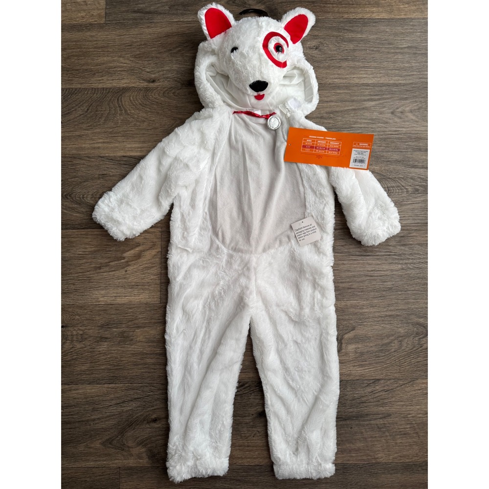 NWT Target Bullseye Dog One‎ Piece Costume Size 2-3T